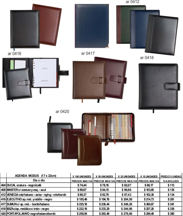 Agendas MODUS 2013