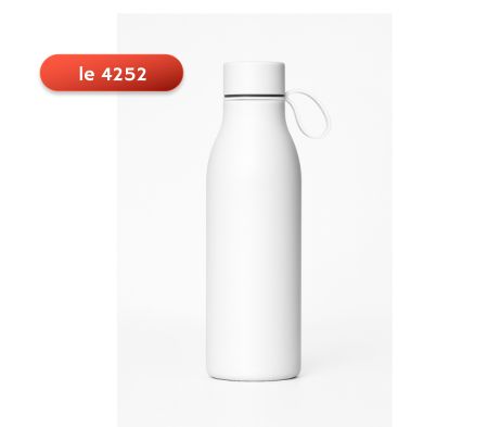 le 4252 - Botella termica con colgante de silicona doble pared 500ml